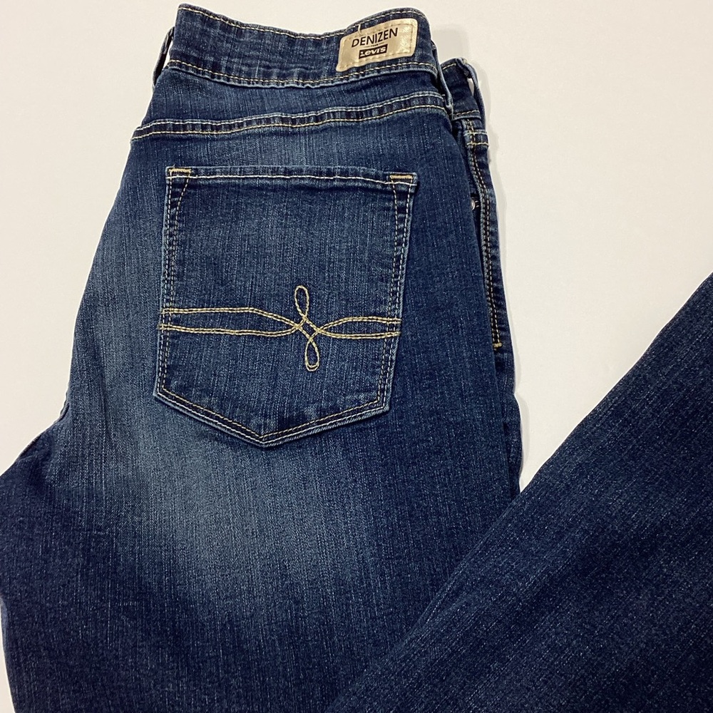 Levi’s Denizen Modern Boot Cut Jeans 10M Women’s Dark Wash - Picture 2 of 10